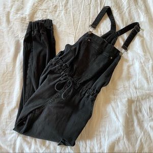 Almost Famous Black Overalls